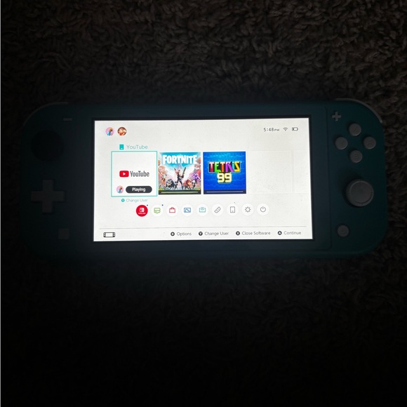 Nintendo Switch Lite Blue Handheld Console